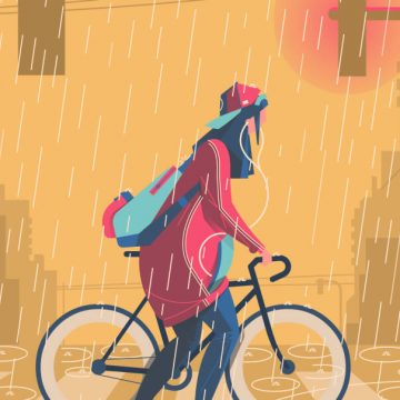 Seven Benefits of Cycling in the Rain